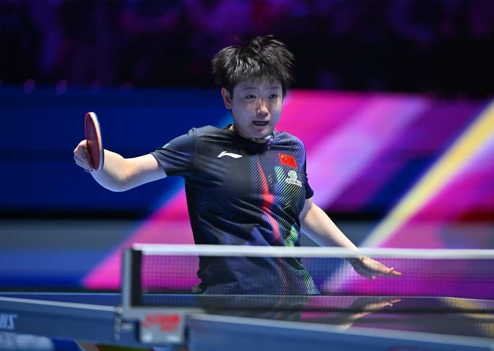 4-0赢德国一姐！孙颖莎冲击三连冠：连续9次三大赛进决赛创神迹
